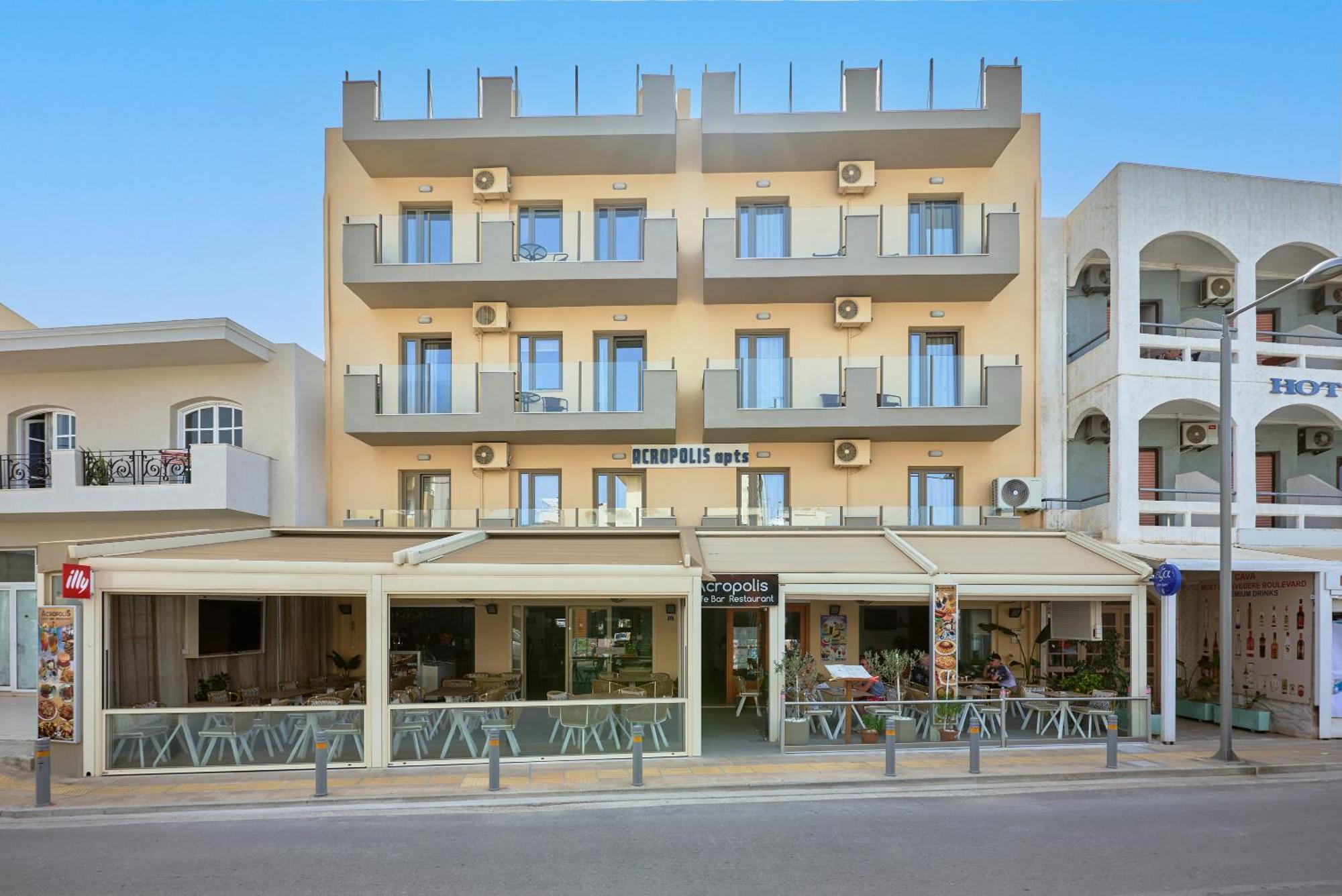 Acropolis Apartments Khersónisos Eksteriør bilde